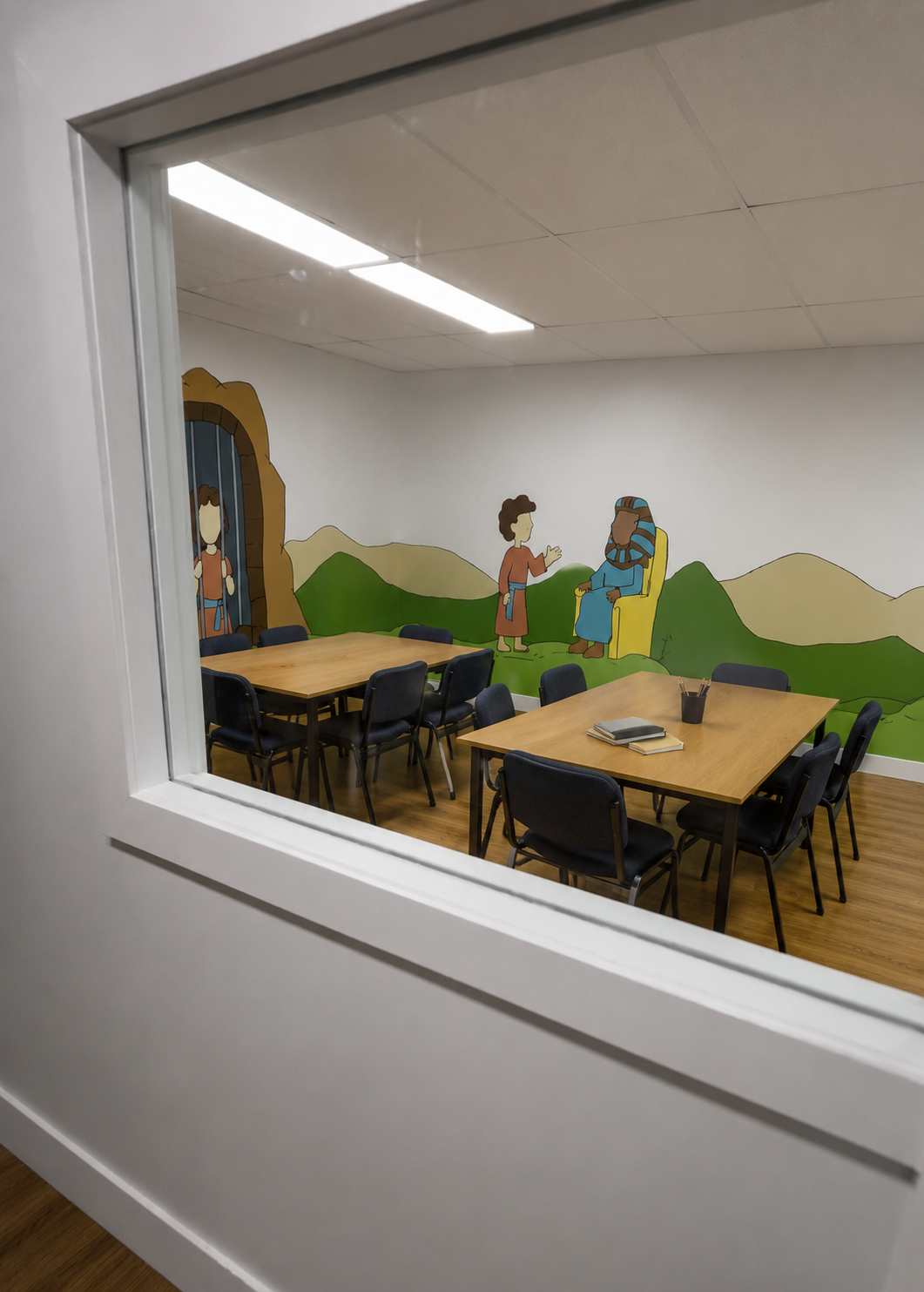 Bright, calm classrooms for supervised learning